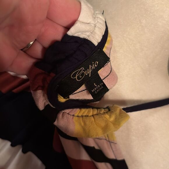 Striped dress coverall - Picture 8 of 11